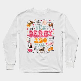 Vintage It's Derby 150 Yall 150th Horse Racing KY Derby Day Long Sleeve T-Shirt